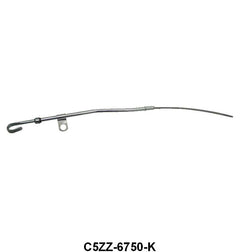 ENGINE OIL DIPSTICK WITH TUBE - 65-72 PASS 289/302, CHROME