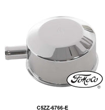 BREATHER CAP - 64-68 ALL PASS 260/289 CHROME W/FOMOCO SCRIPT