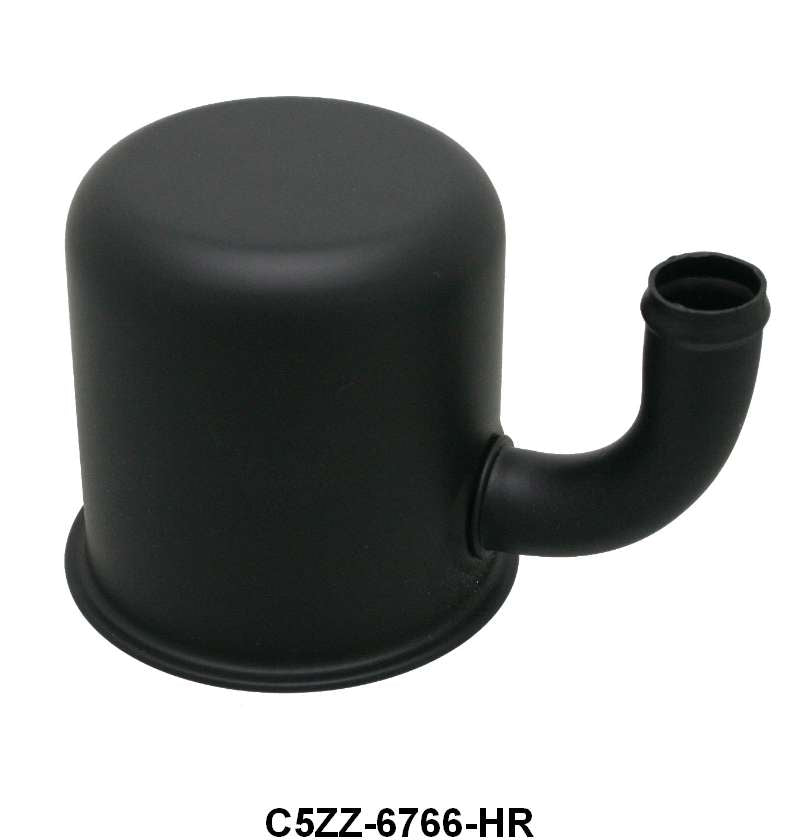 BREATHER CAP - 65-66 260/289 BLACK W/ELBOW TUBE - ORIGINAL STYLE