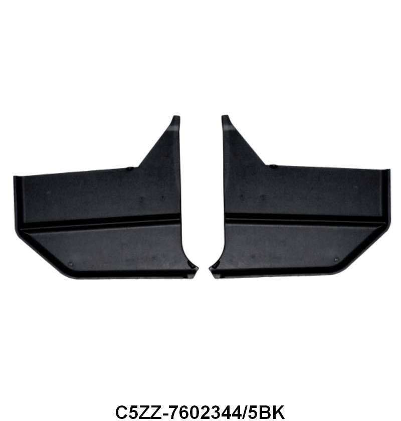 KICK PANELS - 64-66 MUSTANG CONV BLACK