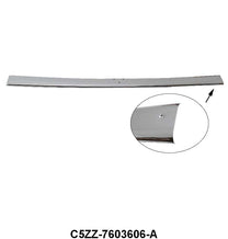 INTERIOR HEADER MOLDING - 65-67 MUSTANG CONV (CHROME)