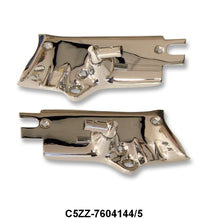 SUN VISOR BRACKETS - 65-66 MUSTANG CONV RH AND LH, CHROME