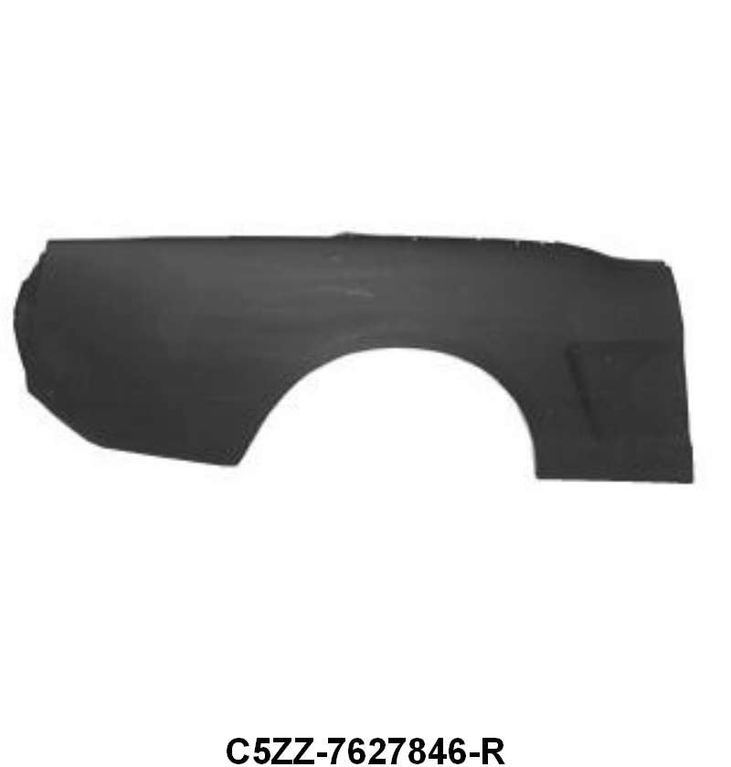 FULL QUARTER PANEL - 64-66 MUSTANG CONV RIGHT HAND