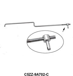 ACCELERATOR LINKAGE ROD - 65-67 MUSTANG 260/289, CHROME