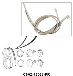 HEADLIGHT DOOR PADS - 66 GALAXIE