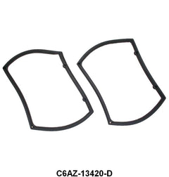 TAIL LIGHT BEZEL PADS - 66 GALAXIE EXCEPT WAGON