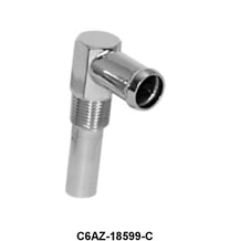 INTAKE MANIFOLD HEATER HOSE FITTING - 63-70 ALL 260/289/302 CHROME