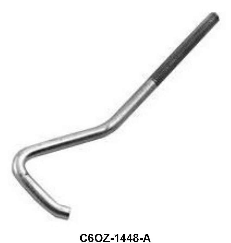 SPARE TIRE MOUNTING BOLT - 65-67 MUSTANG, 66 FALCON/FAIRLANE/COMET