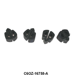 HOOD SIDE BUMPERS ON FENDERS - 66-69 FAIRLANE, 66-70 FALCON, 69-70 MUST