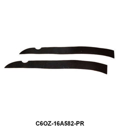 REAR OF FRONT FENDER SPLASH SHIELD SEALS - 66-67 FRLN/FLCN/COMET