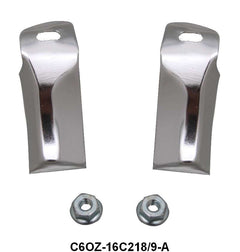 FRONT FENDER EXTENSION MOLDINGS - 66-67 FAIRLANE, 67 RANCHERO UPPER-INNER