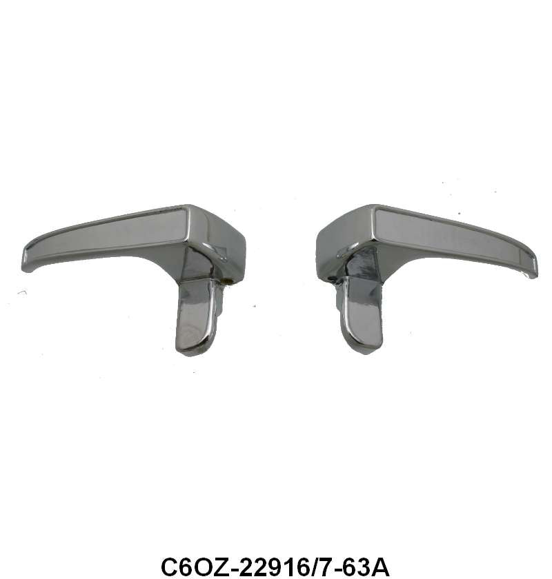 VENT WINDOW HANDLES - 66-67 FRLN/FLCN, 67 MUST, 67 F-100/F-350