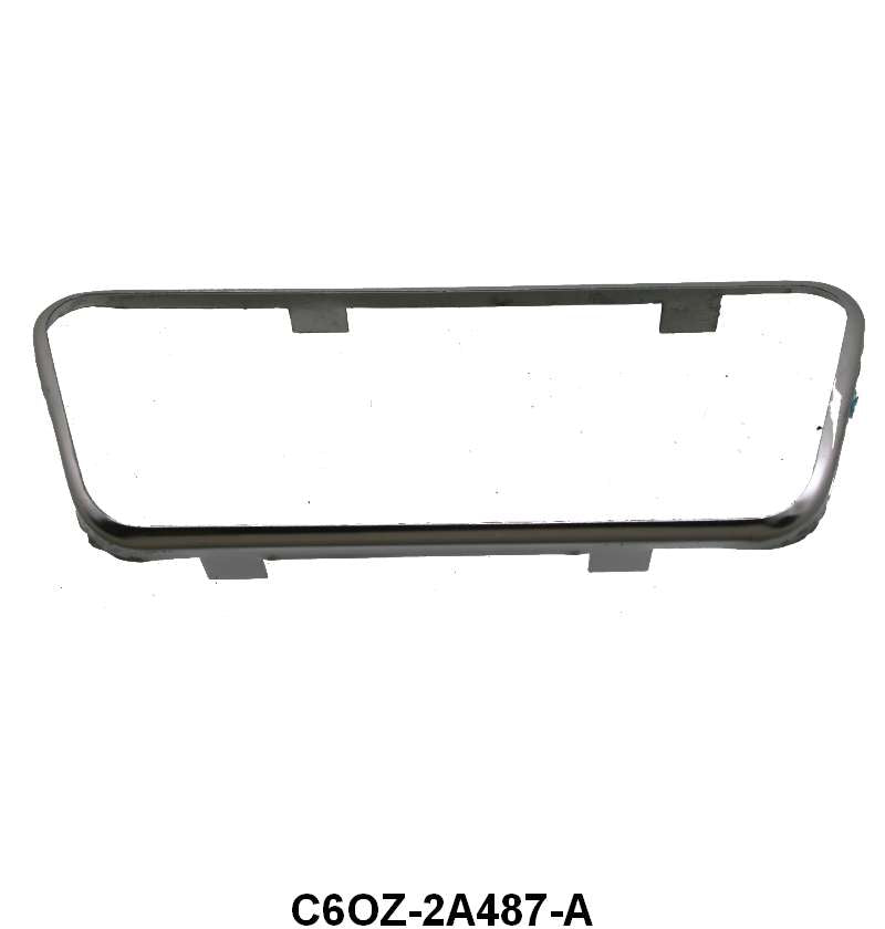 AUTOMATIC BRAKE PEDAL PAD TRIM - 66-70 FLCN/FRLN, 68-70 MUST  STAINLESS
