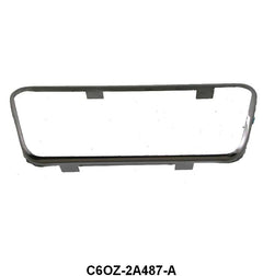 AUTOMATIC BRAKE PEDAL PAD TRIM - 66-70 FLCN/FRLN, 68-70 MUST  STAINLESS