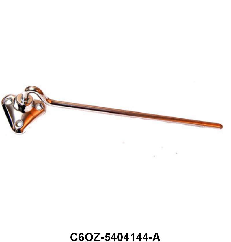 CHROME SUN VISOR BRACKET - 66 FRLN/COMET EX CONV 66 FALCON/RANCHERO RH OR LH