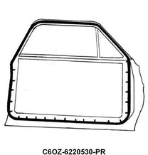 DOOR SEALS - 66-70 FALCON, 66-67 FAIRLANE/COMET 2-DOOR SEDAN
