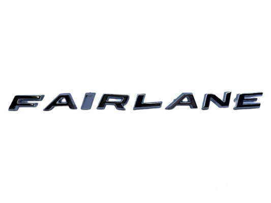QUARTER PANEL EMBLEMS - 66-67 FAIRLANE GT "F-A-I-R-L-A-N-E", 2 MOUNTING PINS
