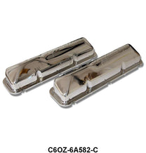 CHROME VALVE COVER - 66-70 PASS 390/428 "POWERED BY FORD"