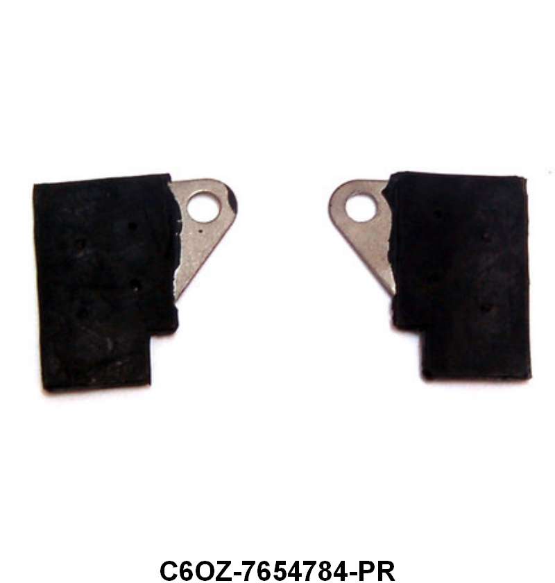 TOP OF QUARTER WINDOW ON CONVERTIBLE TOP PAD - 66-67 FAIRLANE CONVERTIBLE