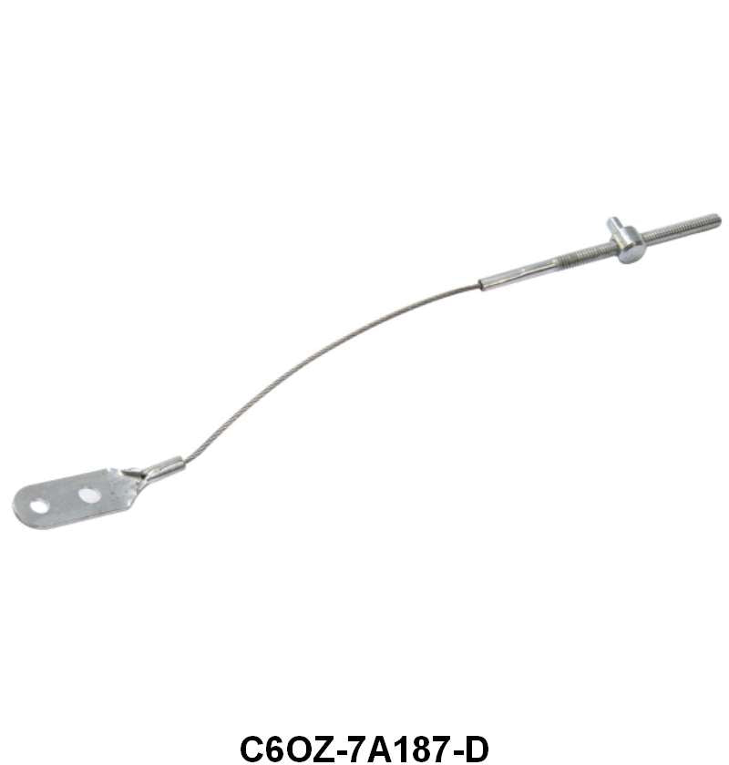 AUTOMATIC TRANSMISSION KICK DOWN CABLE - 66-68 MUST, 66-69 FRLN/FLCN W/C4 10.25"