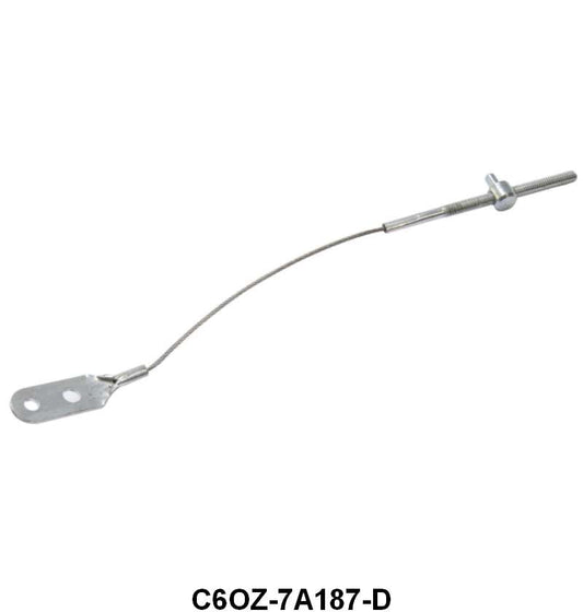 AUTOMATIC TRANSMISSION KICK DOWN CABLE - 66-68 MUST, 66-69 FRLN/FLCN W/C4 10.25"