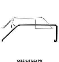 ROOF RAIL SEALS - 66 T-BIRD WITH LAUDAU TOP