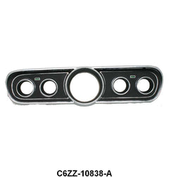 INSTRUMENT BEZEL - 66 MUSTANG BLACK
