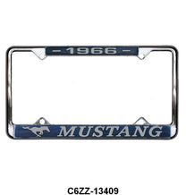 MUSTANG LICENSE PLATE FRAME - 66 MUSTANG