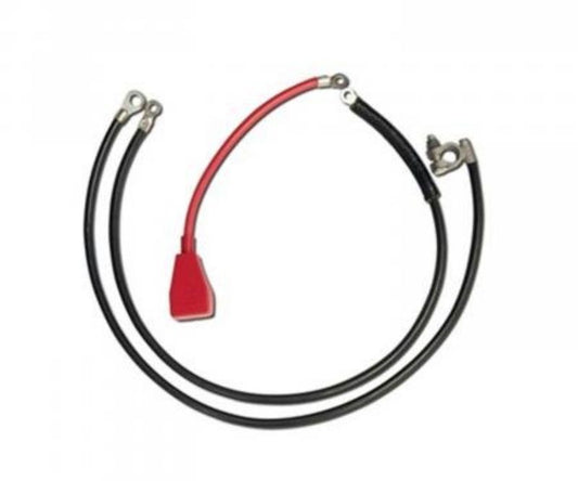 FORD SCRIPT BATTERY CABLE SET - 66 MUSTANG 6cyl