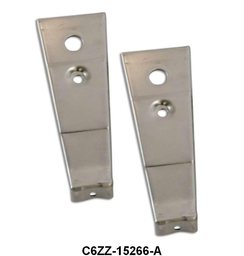 FOG LIGHT BAR TO GRILLE BRACKETS - 66 MUSTANG