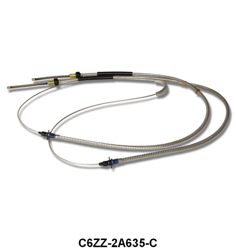 REAR BRAKE CABLE - 66 MUSTANG, 1 REQUIRED