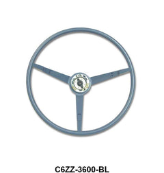 STEERING WHEEL - 66 MUSTANG LIGHT BLUE