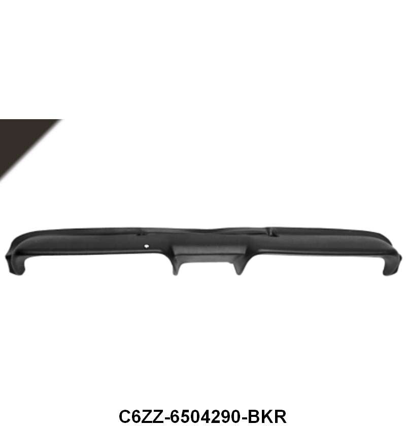 REPRODUCTION TOOLING DASH PAD - 66 MUSTANG   BLACK