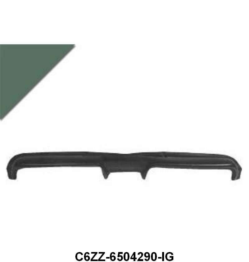 FORD TOOLING DASH PAD - 66 MUSTANG   IVY GOLD