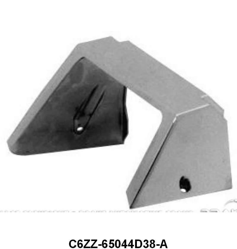 CONSOLE END CAP - 66 MUSTANG WITH A/C