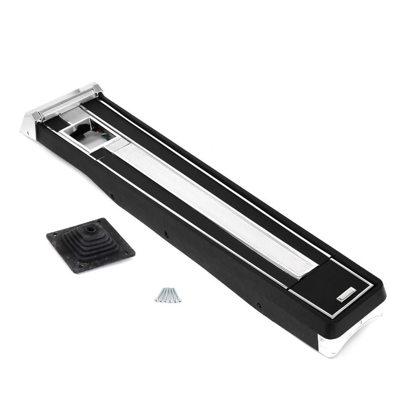 COMPLETE CONSOLE ASSEMBLY - 66 MUSTANG W/MANUAL WITH A/C
