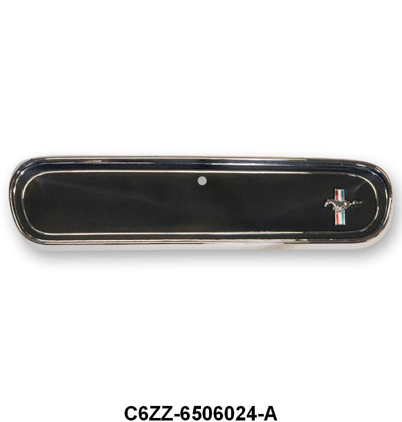 GLOVE BOX DOOR - 66 MUSTANG STANDARD INTERIOR, BLACK
