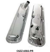 CHROME VALVE COVER - 63-66 PASS 260/289 W/BREATHER CAP TUBE