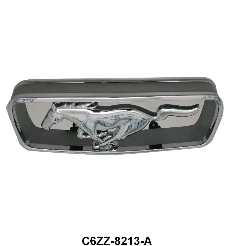 GRILLE HORSE AND CORRAL ASSEMBLY - 66 MUSTANG STANDARD