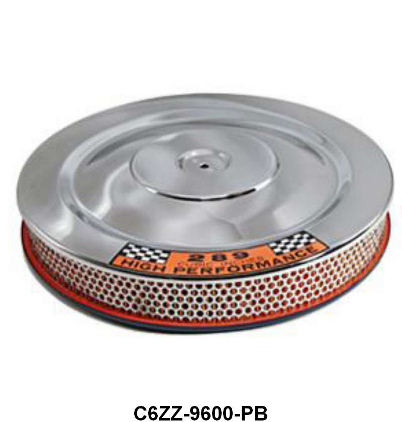 ORIGINAL STYLE CHROME AIR CLEANER ASSEMBLY - 64-70 ALL V8 PASS