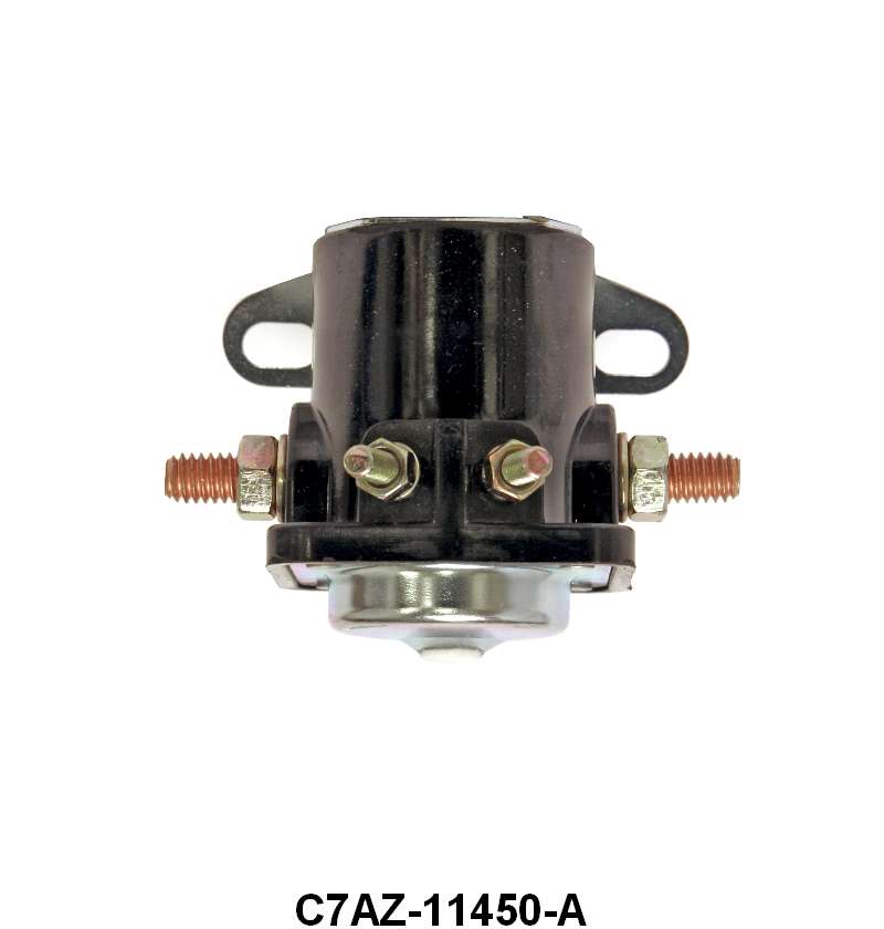 FORD/AUTOLITE SCRIPT STARTER SOLENOID - 57-71 ALL "AUTOLITE" BLACK
