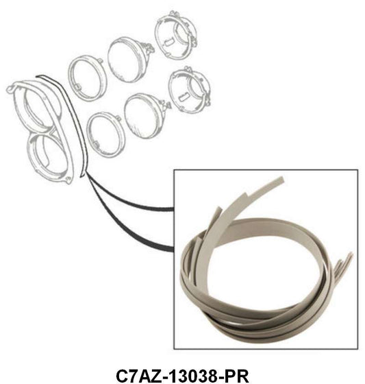 HEADLIGHT DOOR PADS - 67 GALAXIE