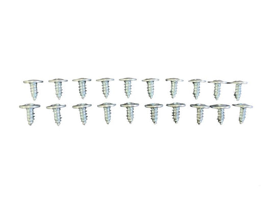 WHEEL WELL MOLDING SCREW KIT - 66-69 FRLN, 70-71 TORINO, 65-70 MUST 20 pcs