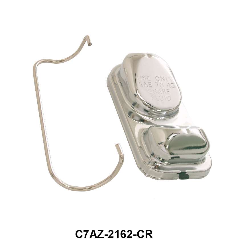 MASTER CYLINDER CAP-  67-71 PASS, DISC BRAKES, CHROME