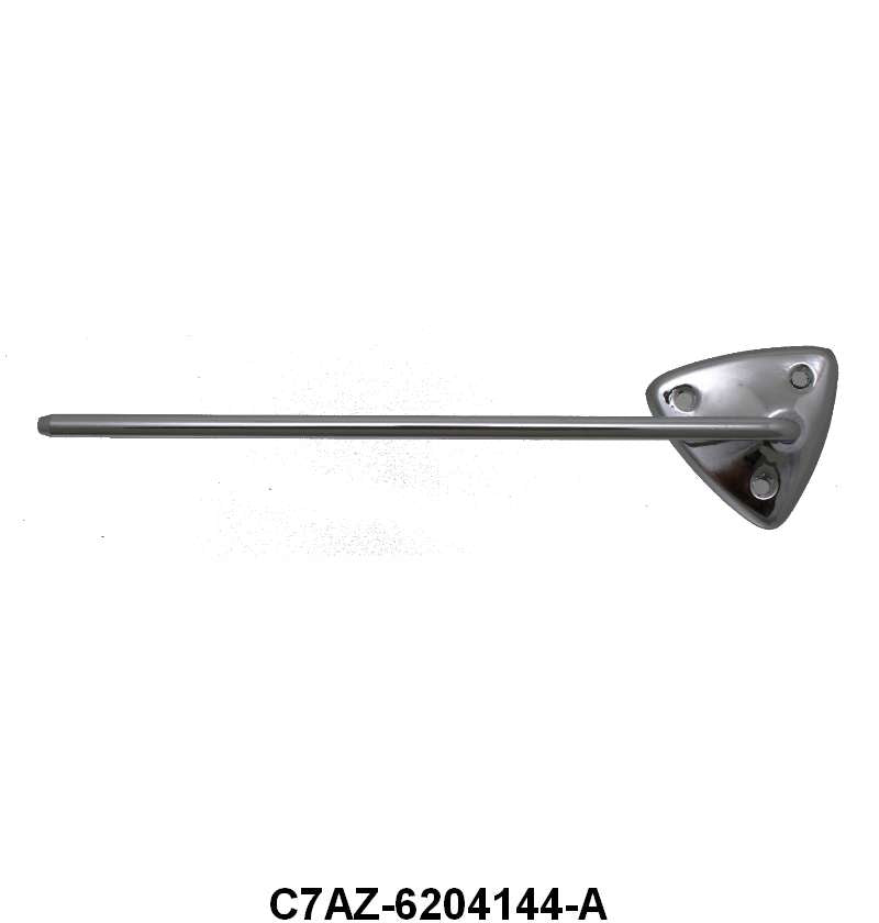 SUN VISOR BRACKET - 67-68 GLX 68 FRLN 2DR HDTP/FSBK 67-70 MUST/CGR CHROME RH/LH