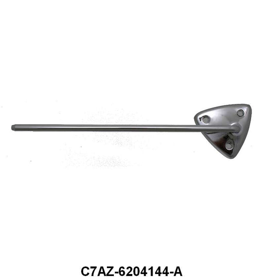 SUN VISOR BRACKET - 67-68 GLX 68 FRLN 2DR HDTP/FSBK 67-70 MUST/CGR CHROME RH/LH