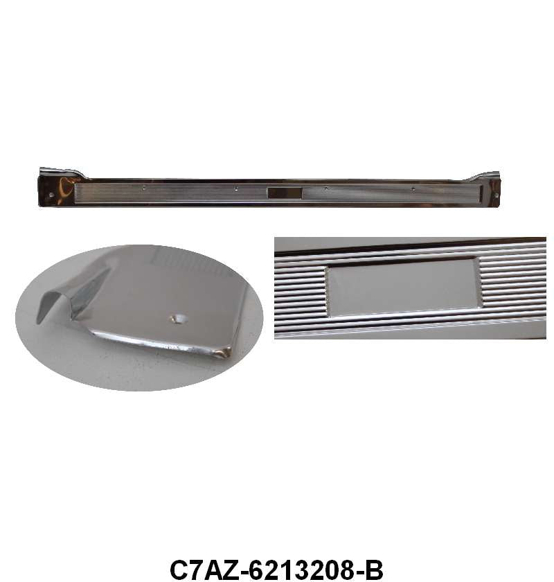 FRONT DOOR SCUFF PLATES - 65-68 GALAXIE ALL 2DR