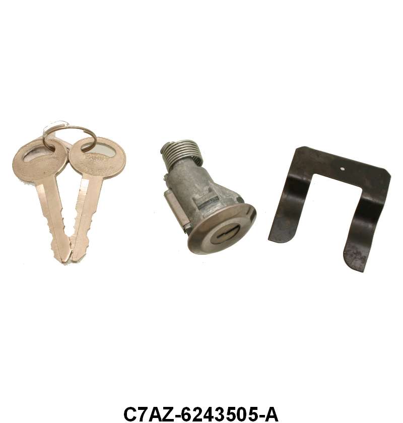 TRUNK LID LOCK CYLINDER - 67-70 GALAXIE/MUSTANG, 67-69 FAIRLANE