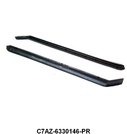 FRONT EDGE OF QUARTER WINDOW SEALS - 67-68 GALAXIE FASTBACK