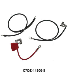 FORD SCRIPT BATTERY CABLE SET - 67-69 FALCON 289/302